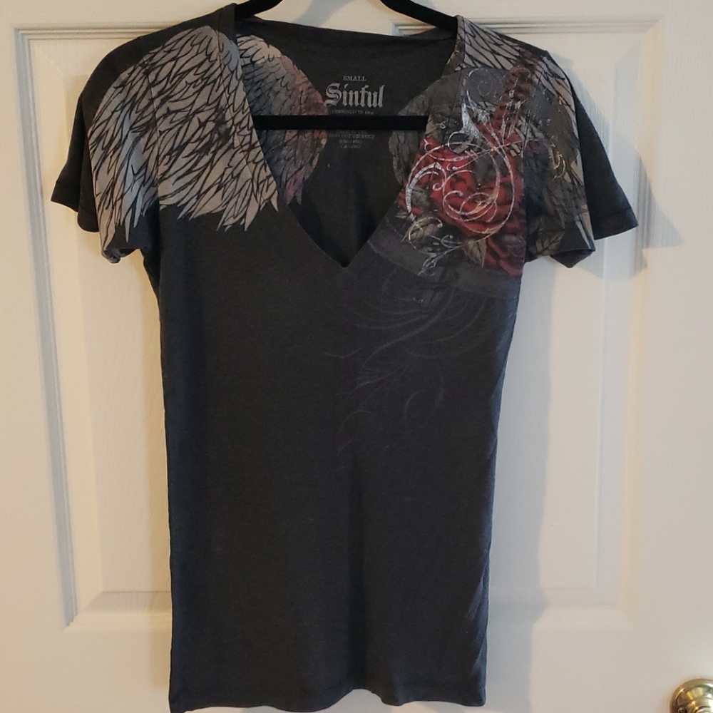 2/$20🌞SINFUL tee
